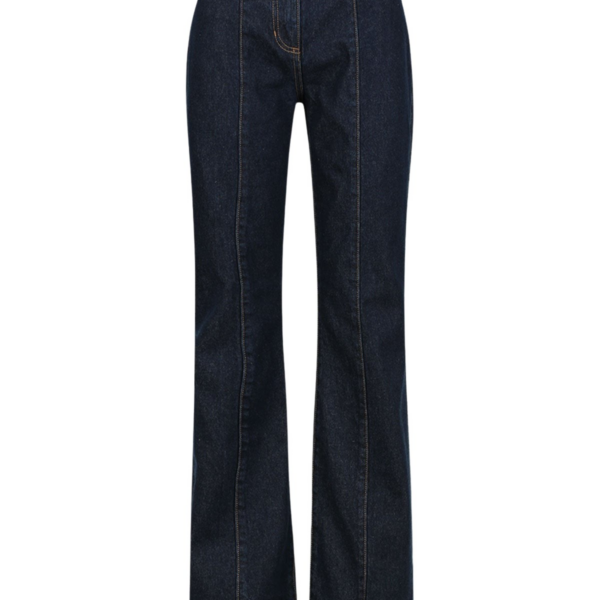 Shona Joy Rita Pintuck Straight Leg Jean – Deep Indigo