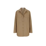 Sabato Oversized Patch Pocket Shirt - Grey Khaki