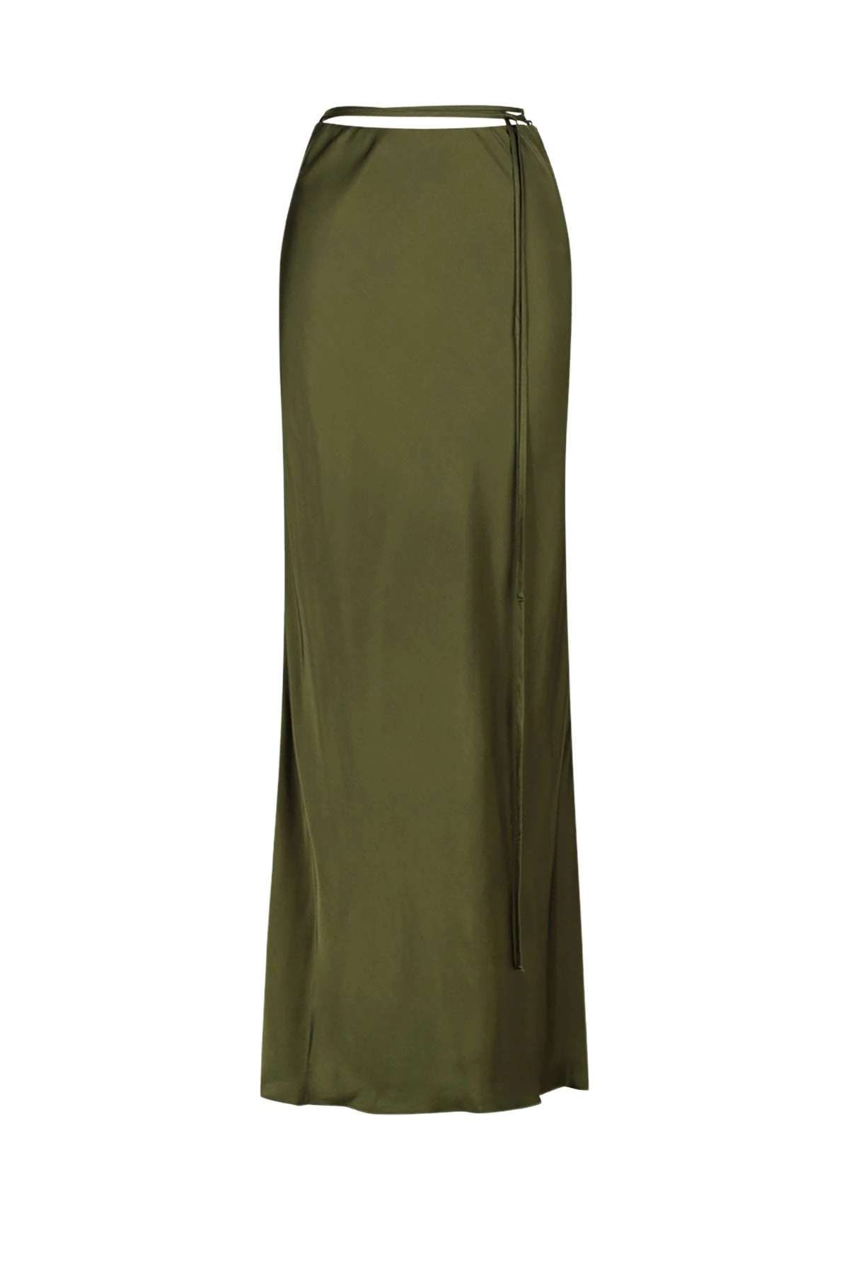 Shona-Joy-Shae-Bias-Tie-Maxi-Skirt-Pine-Green77944_nobg Shae Bias Tie Maxi Skirt - Pine Green - Image 1