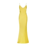 Sofia Spliced Maxi Dress - Lime