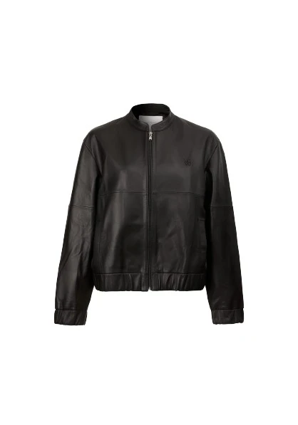 Viktoria-and-Woods-Nefarious-Leather-Bomber-scaled26191_nobg Nefarious Leather Bomber - Image 1