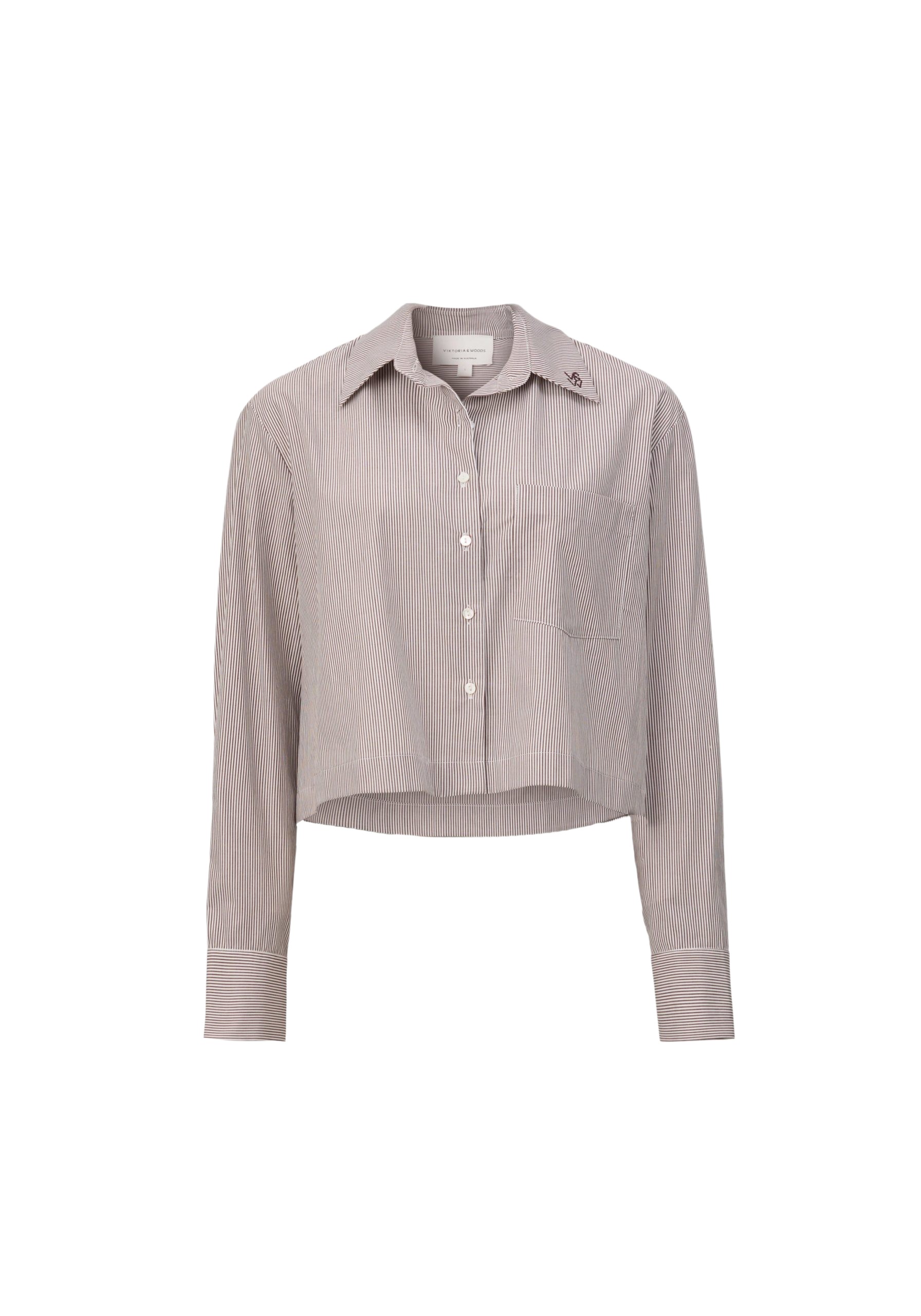 Viktoria and Woods Pope Crop Shirt