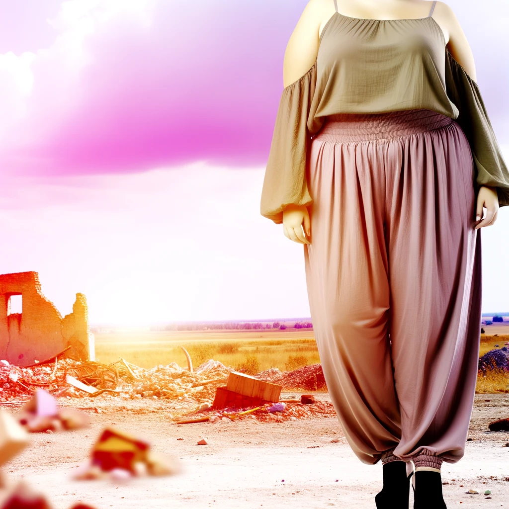 how to wear harem pants plus size