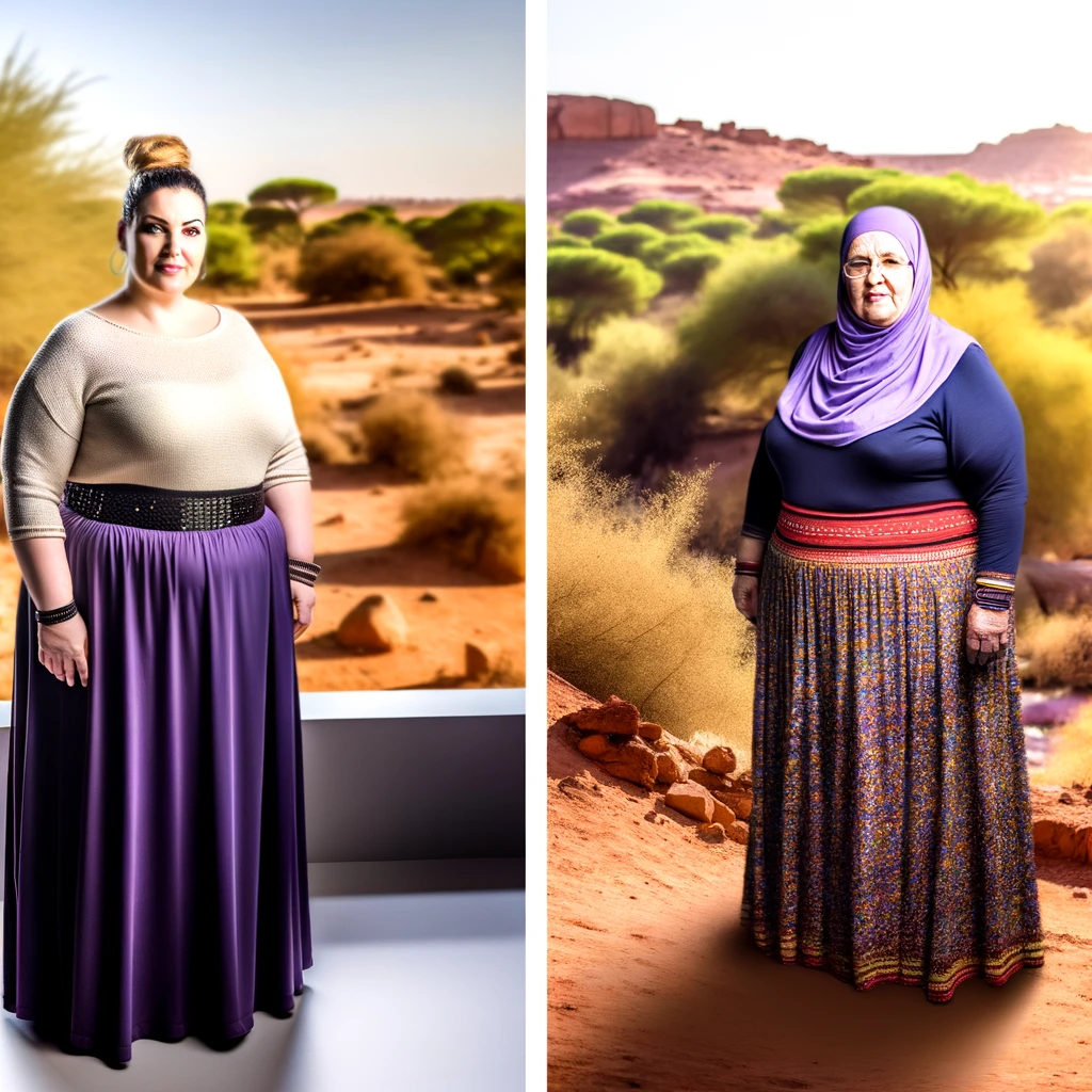 chubby how to wear long skirts for plus size