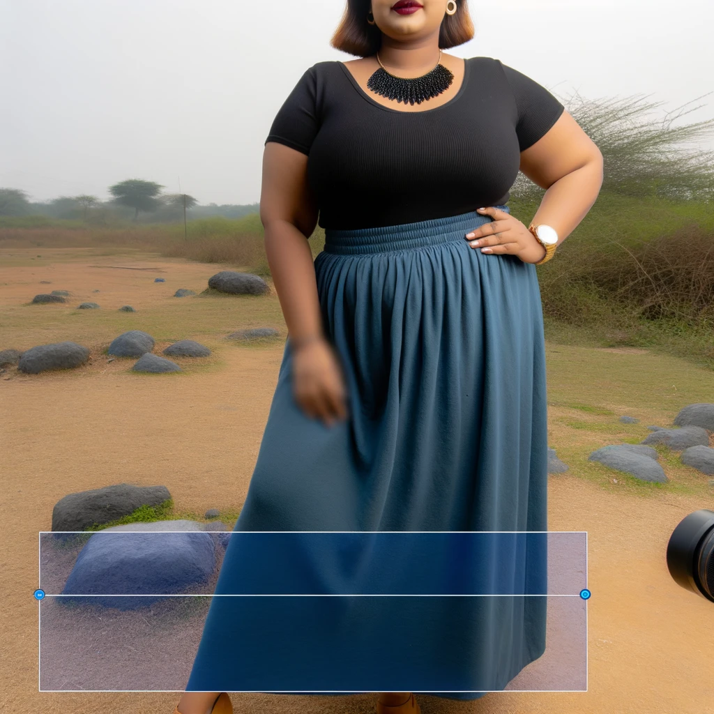 chubby how to wear long skirts for plus size