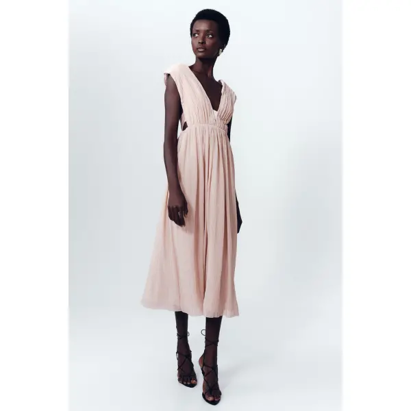 Becoming Bow Back Midi Dress - Image 6
