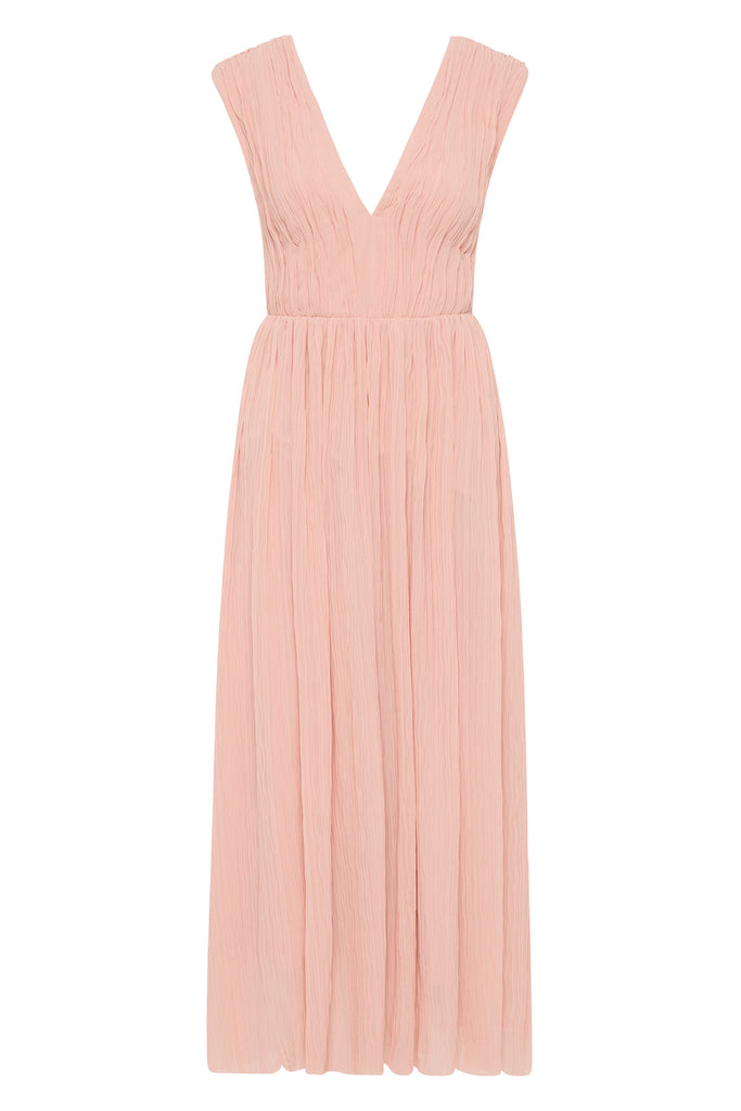 Aje Becoming Bow Back Midi Dress
