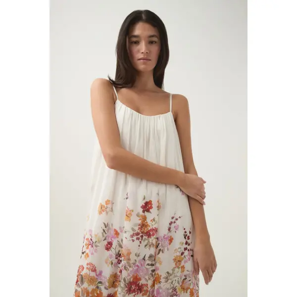 Boeri Border Print Midi Dress - Image 6