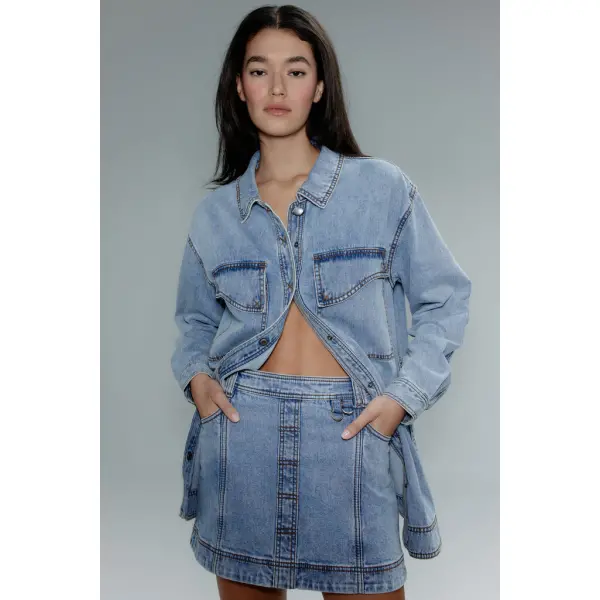 Corie Low Waisted Mini Skirt - Image 6