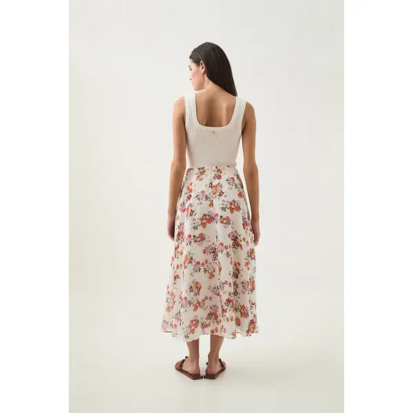 Cyma Circular Midi Skirt - Image 6