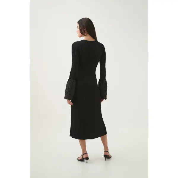 Flute Knit Midi Dress - Image 6