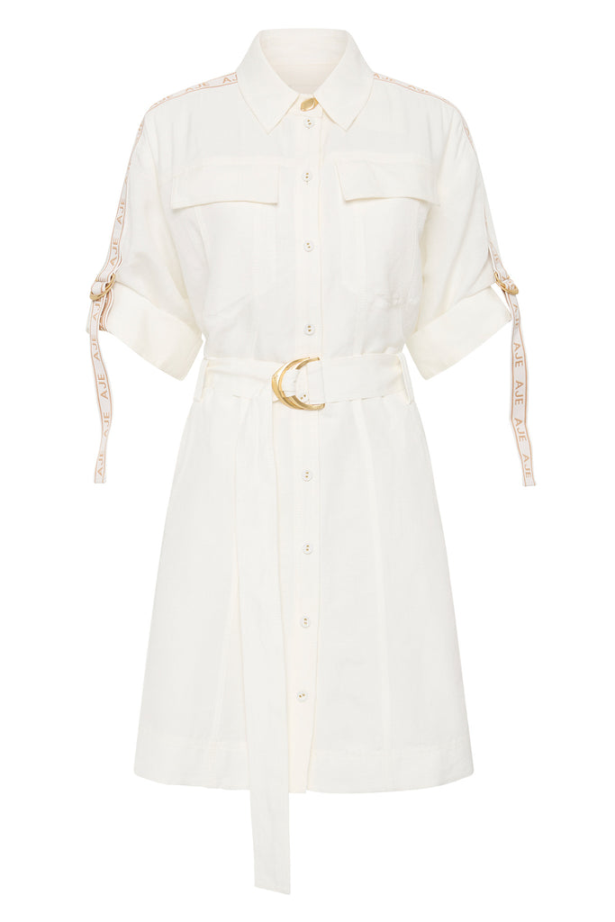 Aje Principle Logo Mini Dress