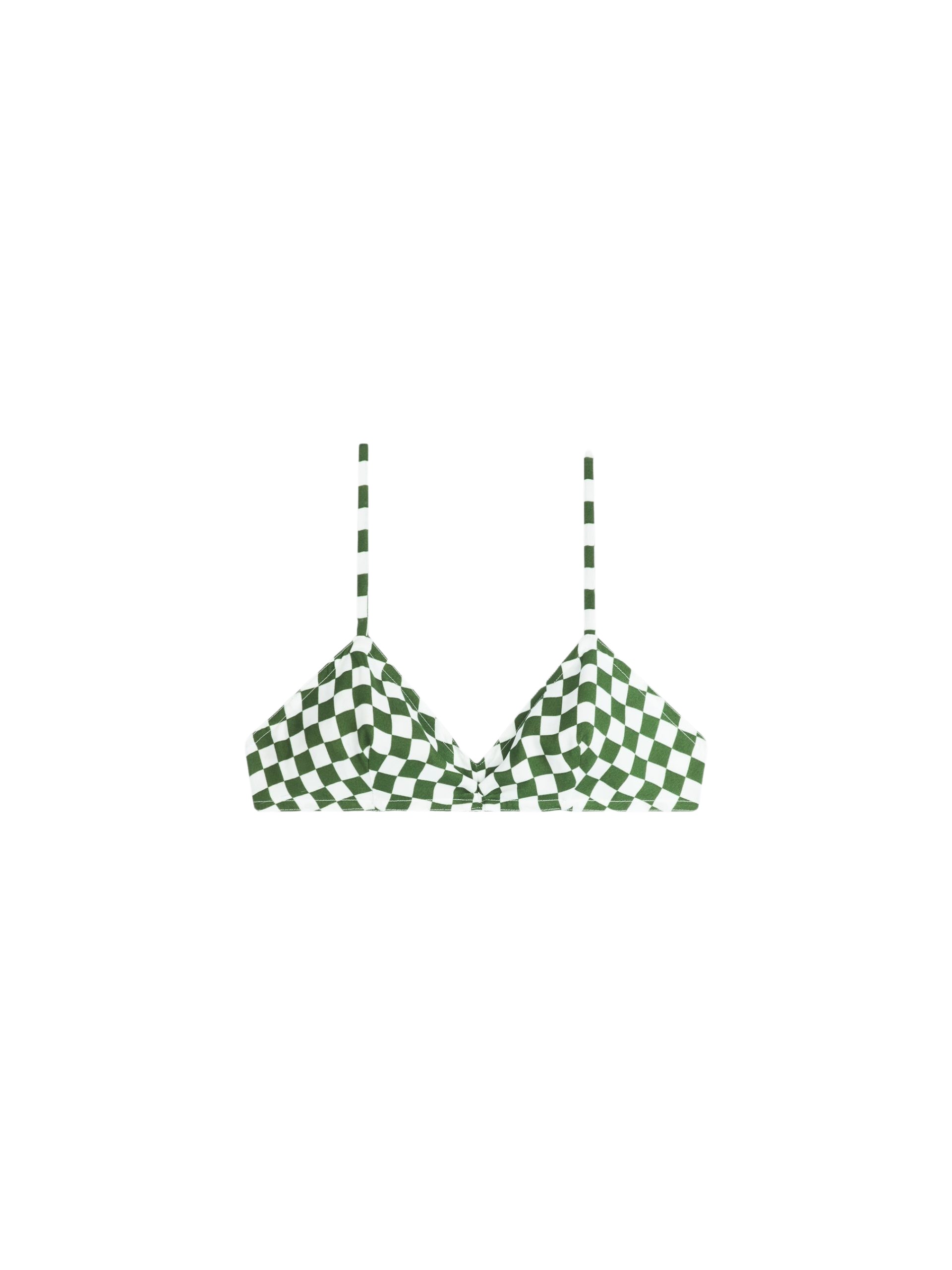 Dries Van Noten Checkered bra top