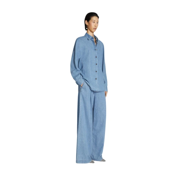 Denim cocoon shirt