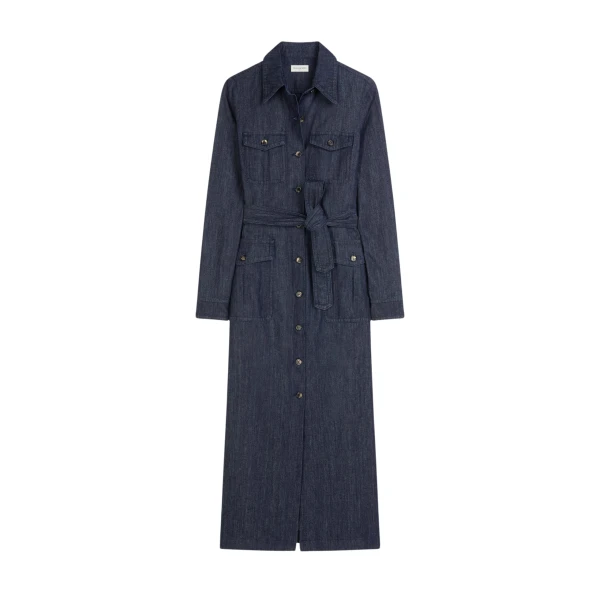 Denim shirt dress
