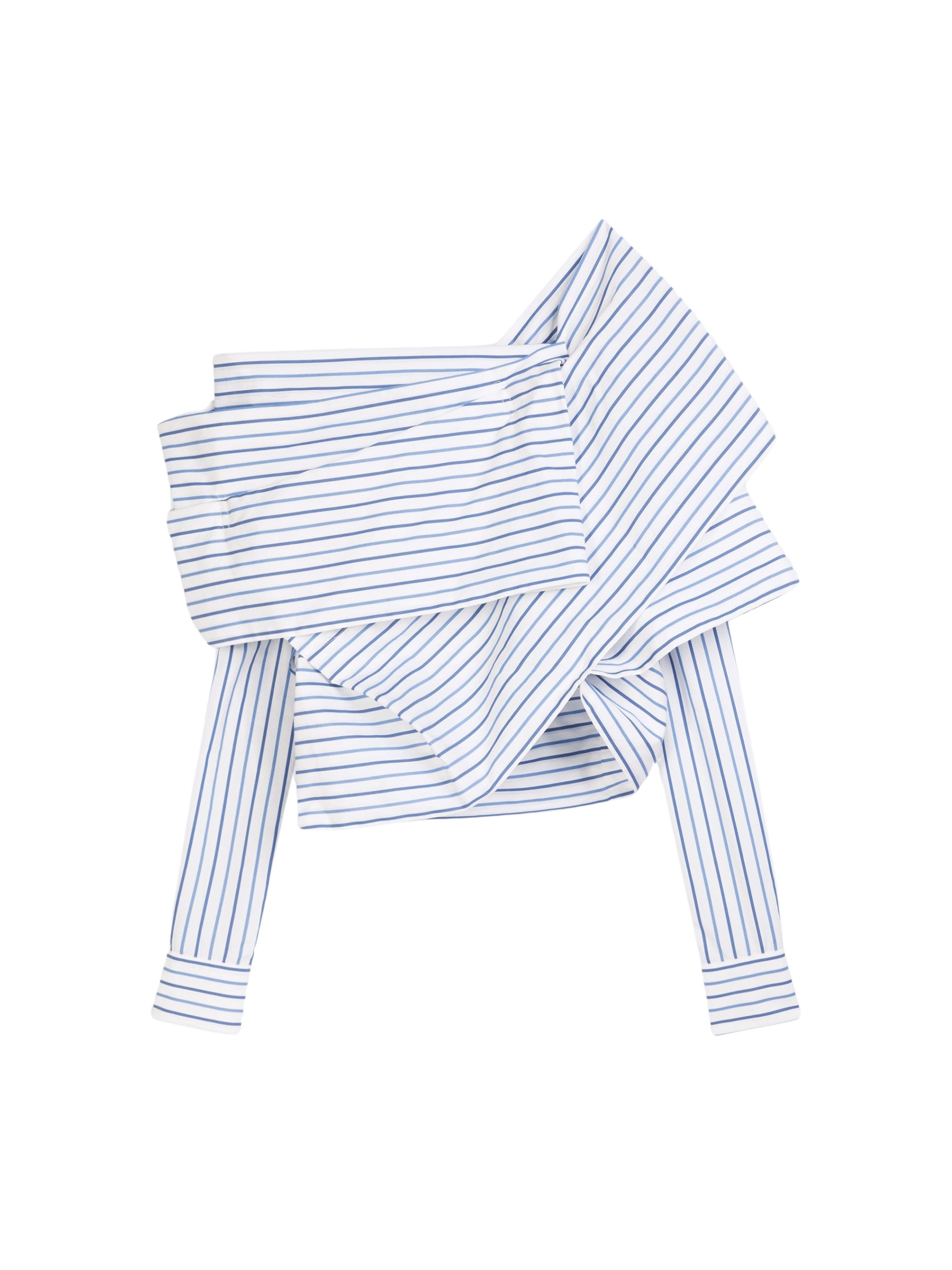 Dries Van Noten Draped cotton shirt