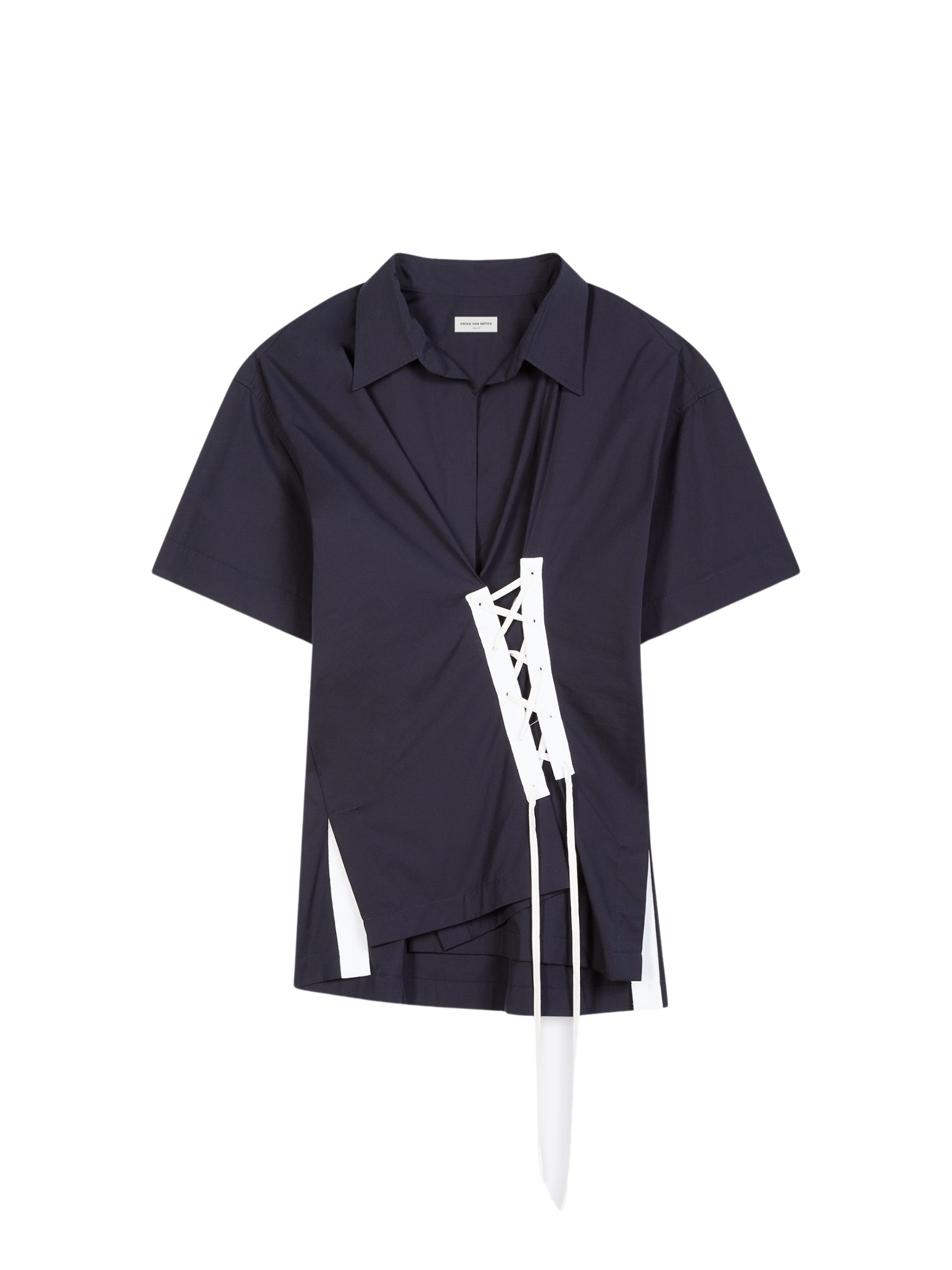 Dries Van Noten Draped lace shirt