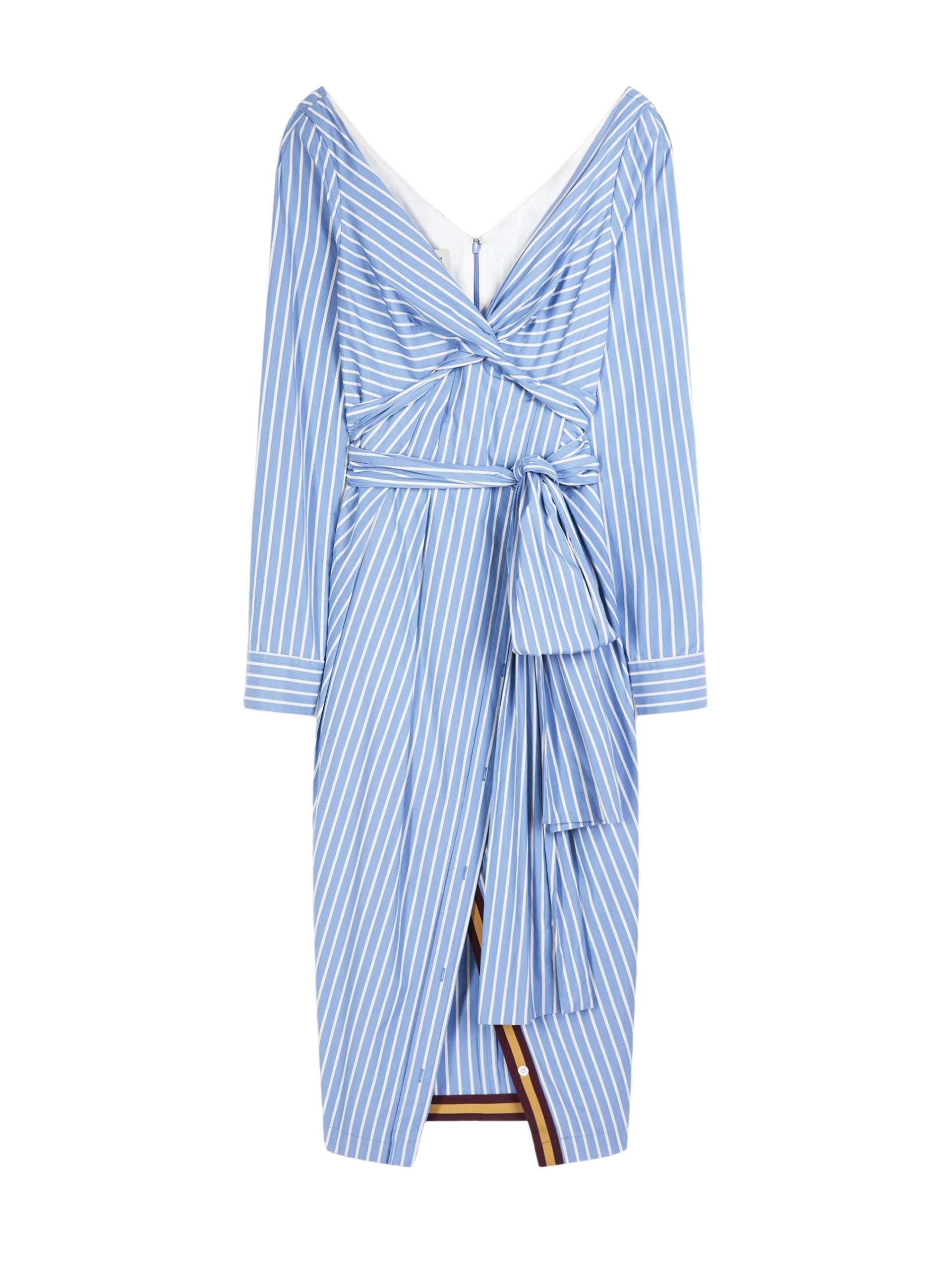 Dries-Van-Noten-Draped-shirt-dress-4-scaled44807_nobg Draped shirt dress - Image 1