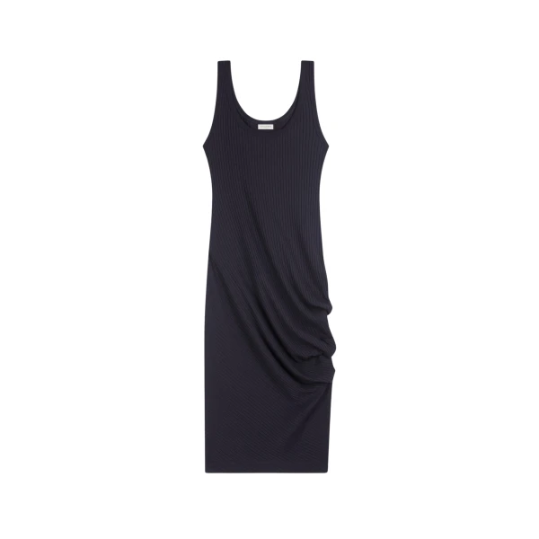 Draped tank top dress