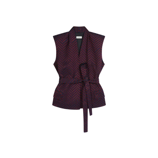 Embroidered vest