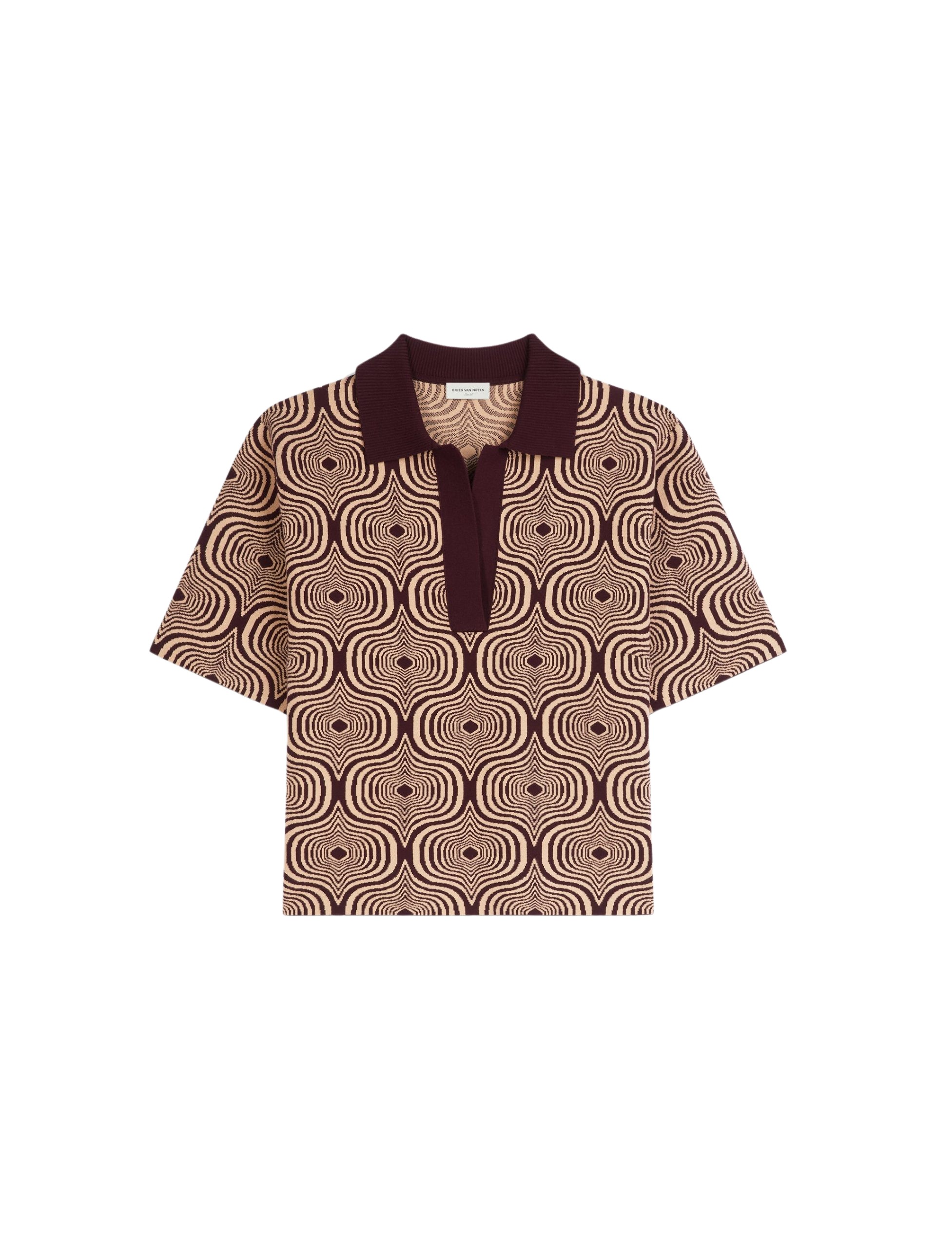 Dries Van Noten Knitted polo shirt