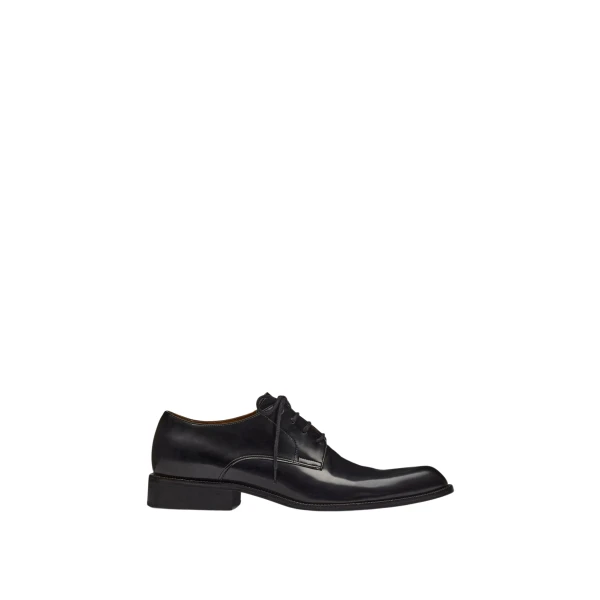 Leather derby shoes