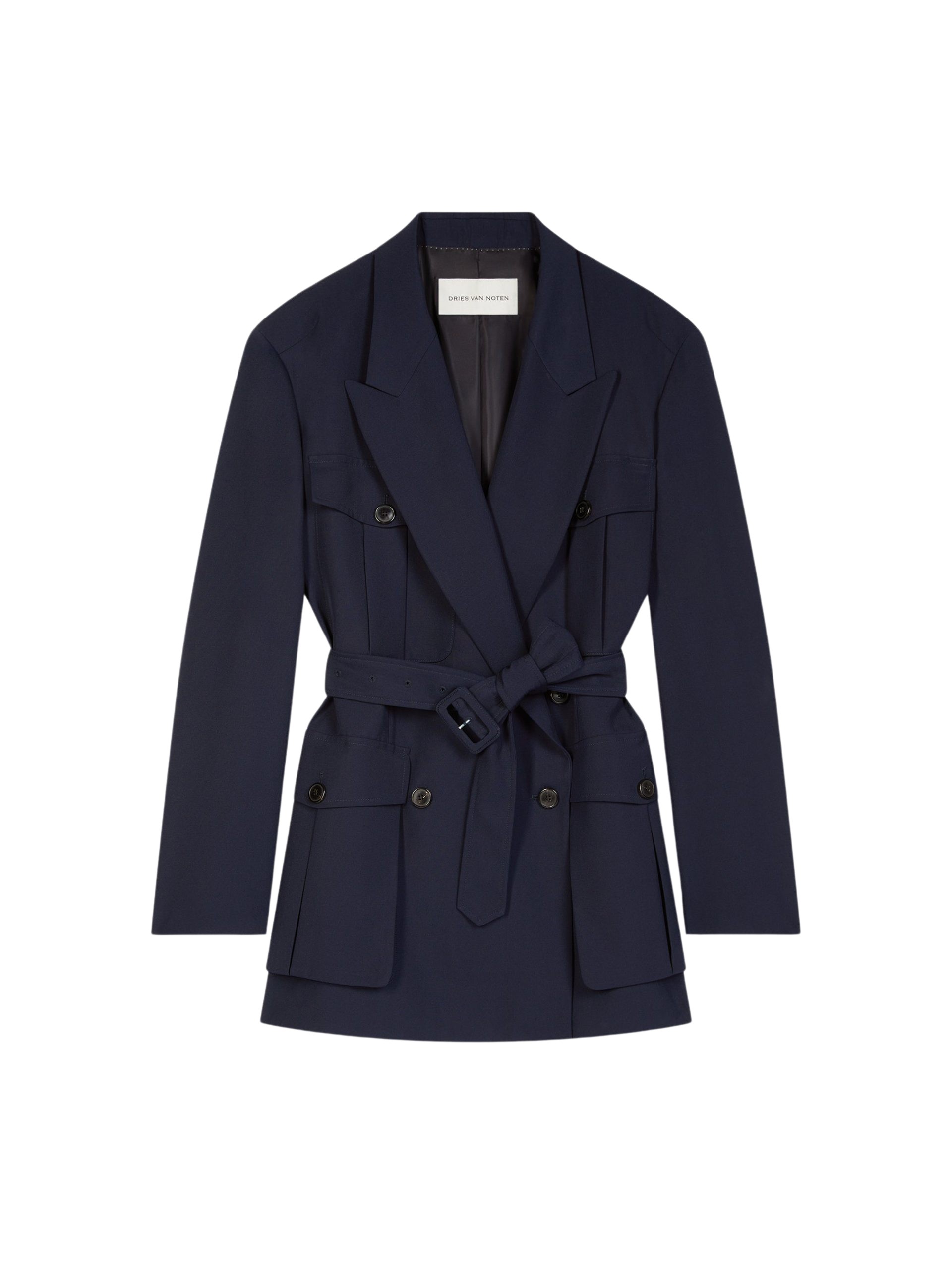 Dries Van Noten Oversized belted coat