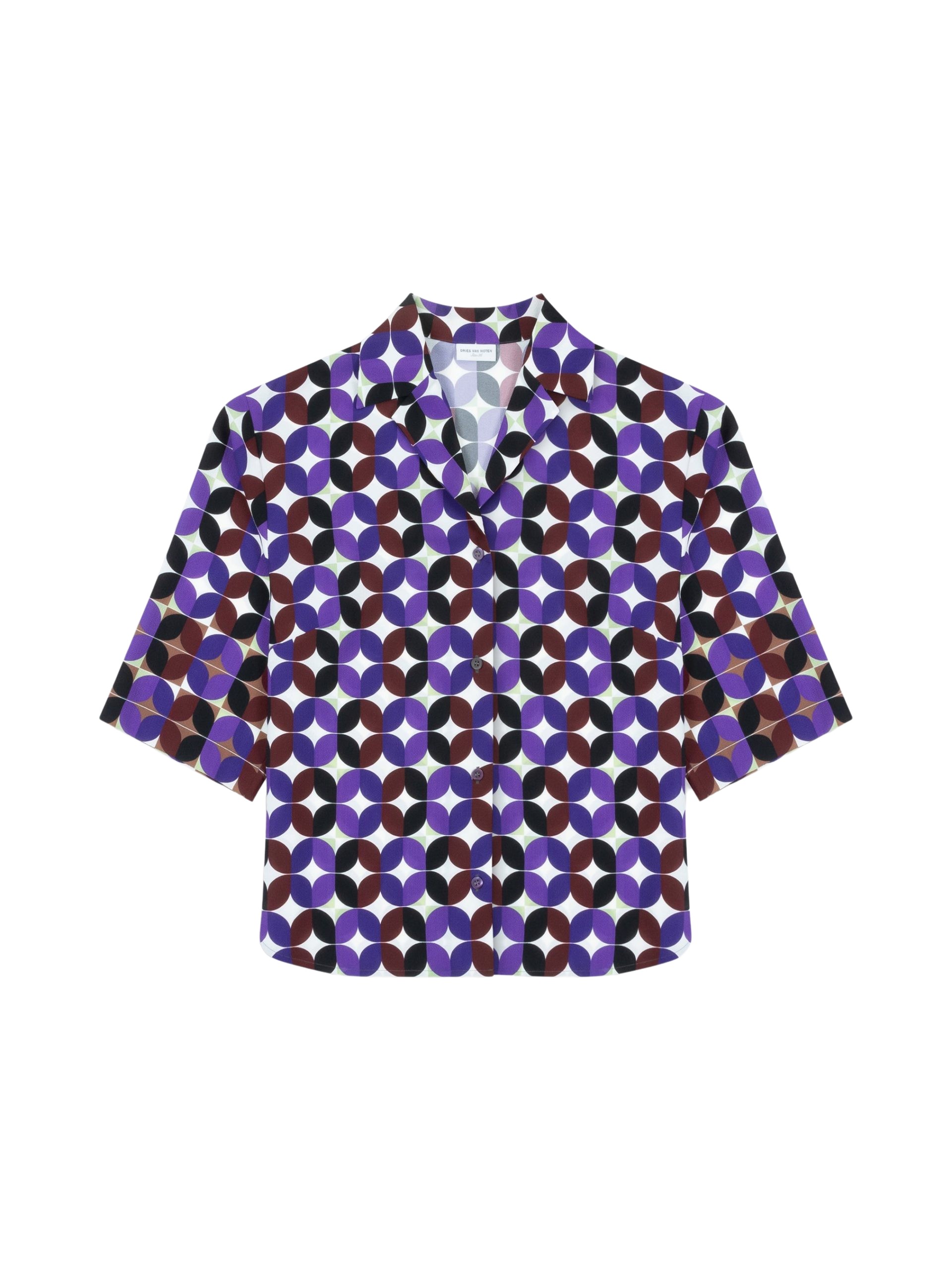 Dries Van Noten Printed silk shirt