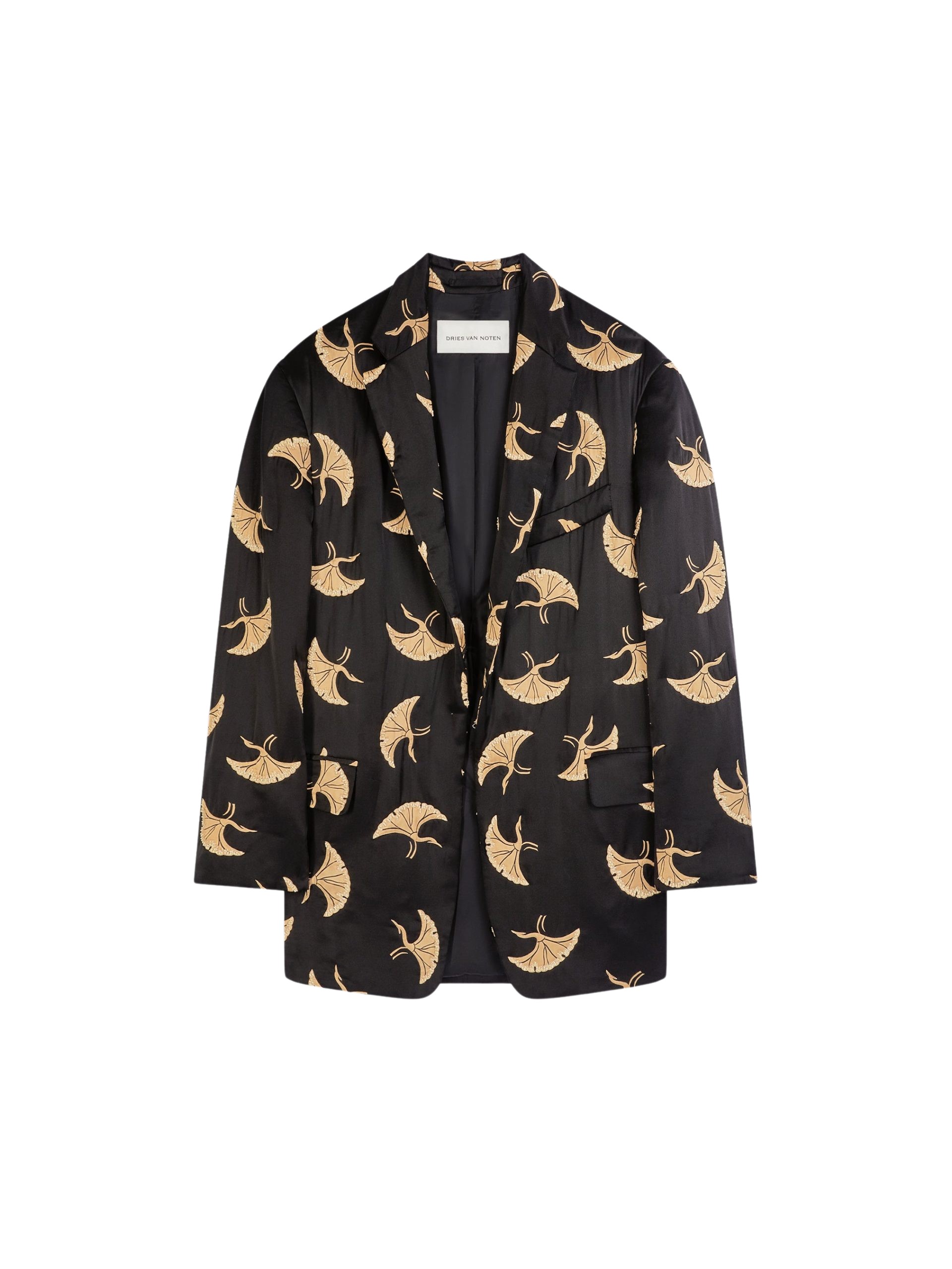 Dries Van Noten Quilted silk blazer