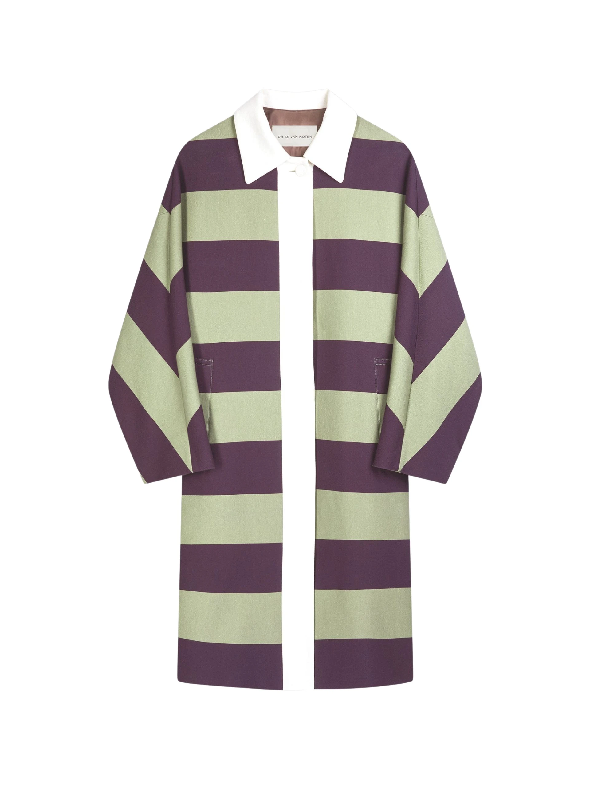 Dries-Van-Noten-Striped-kimono-coat-4-scaled59462_nobg Striped kimono coat - Image 1
