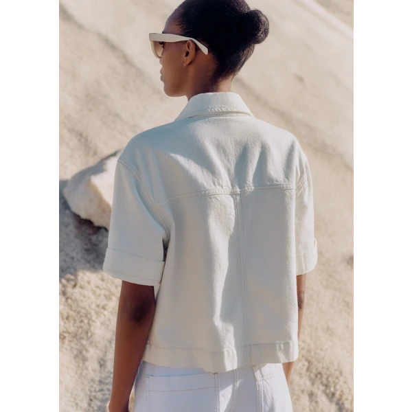 Boxy Summer Shirt Jacket - Image 5