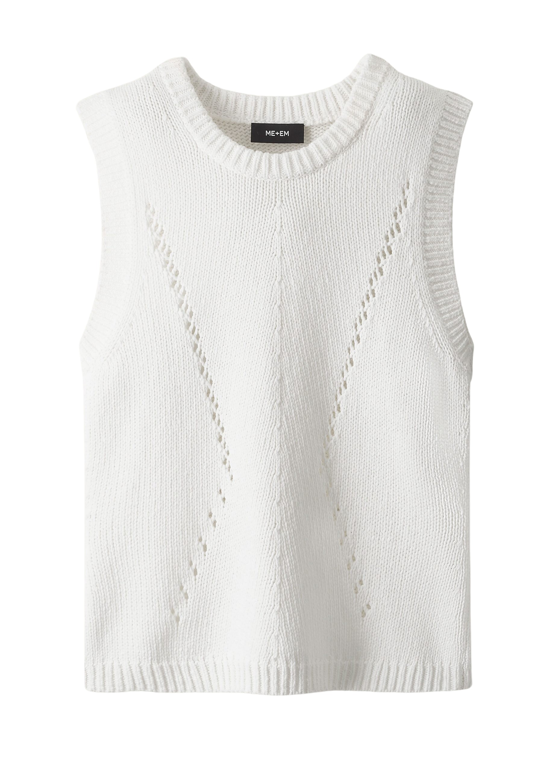 Me and Em Chunky Cotton Fashioned Sweater Vest