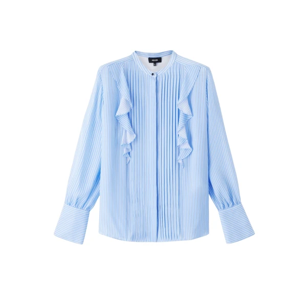 Silk Stripe Shirt + Tie