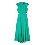 Cotton Pop Floral Jacquard Maxi Dress