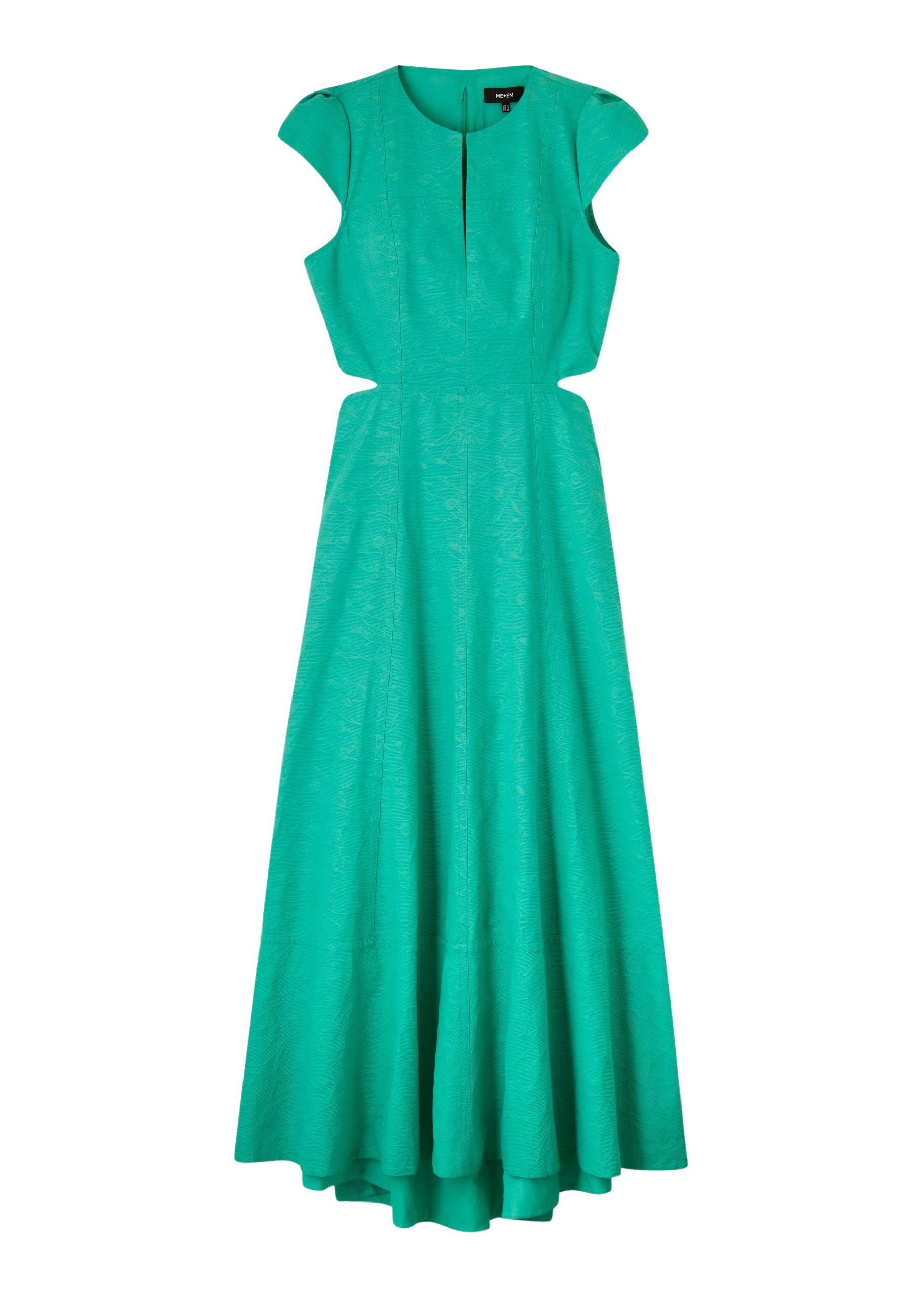 Me and Em Cotton Pop Floral Jacquard Maxi Dress