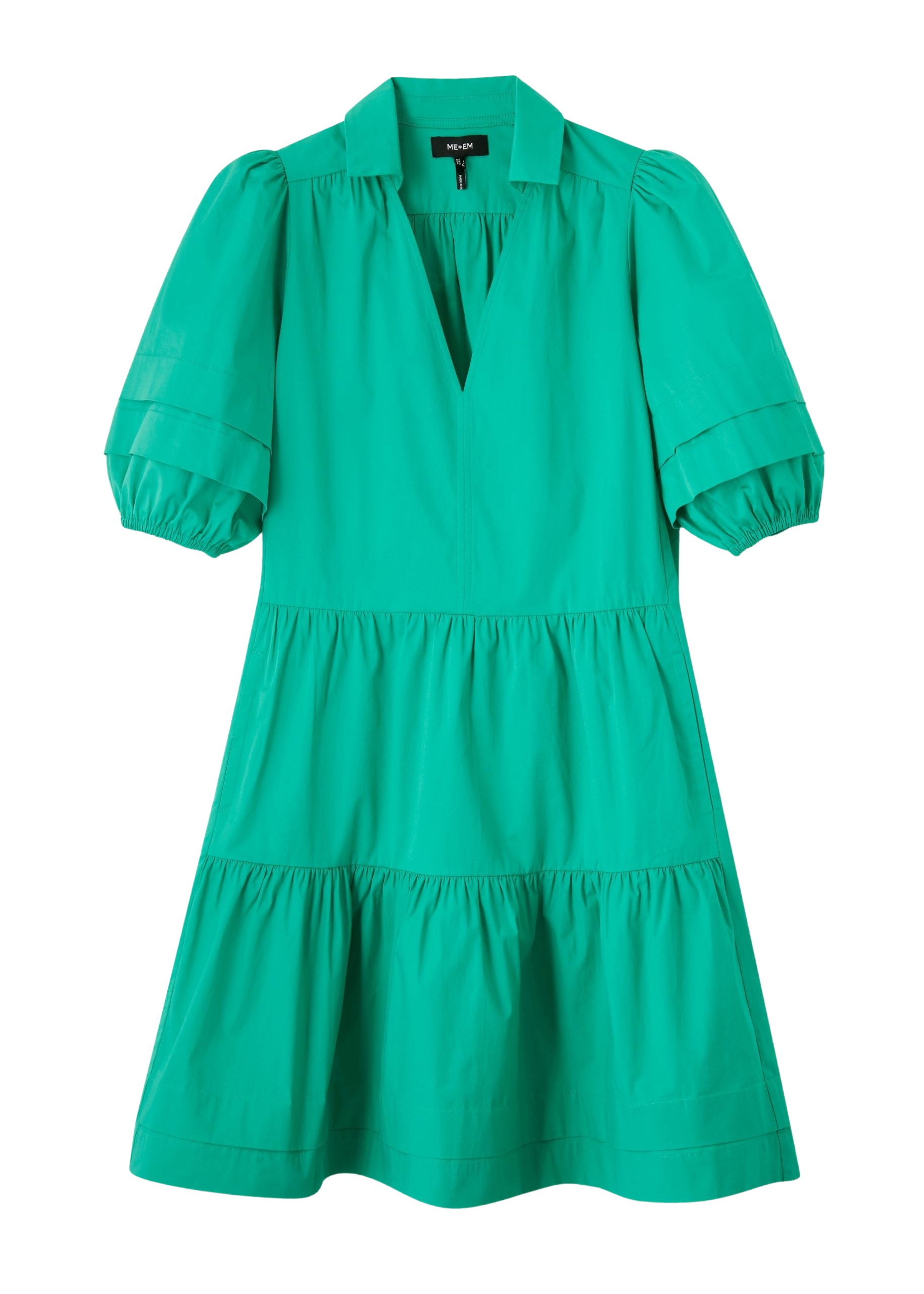 Me and Em Cotton Poplin Short Swing Shirt Dress
