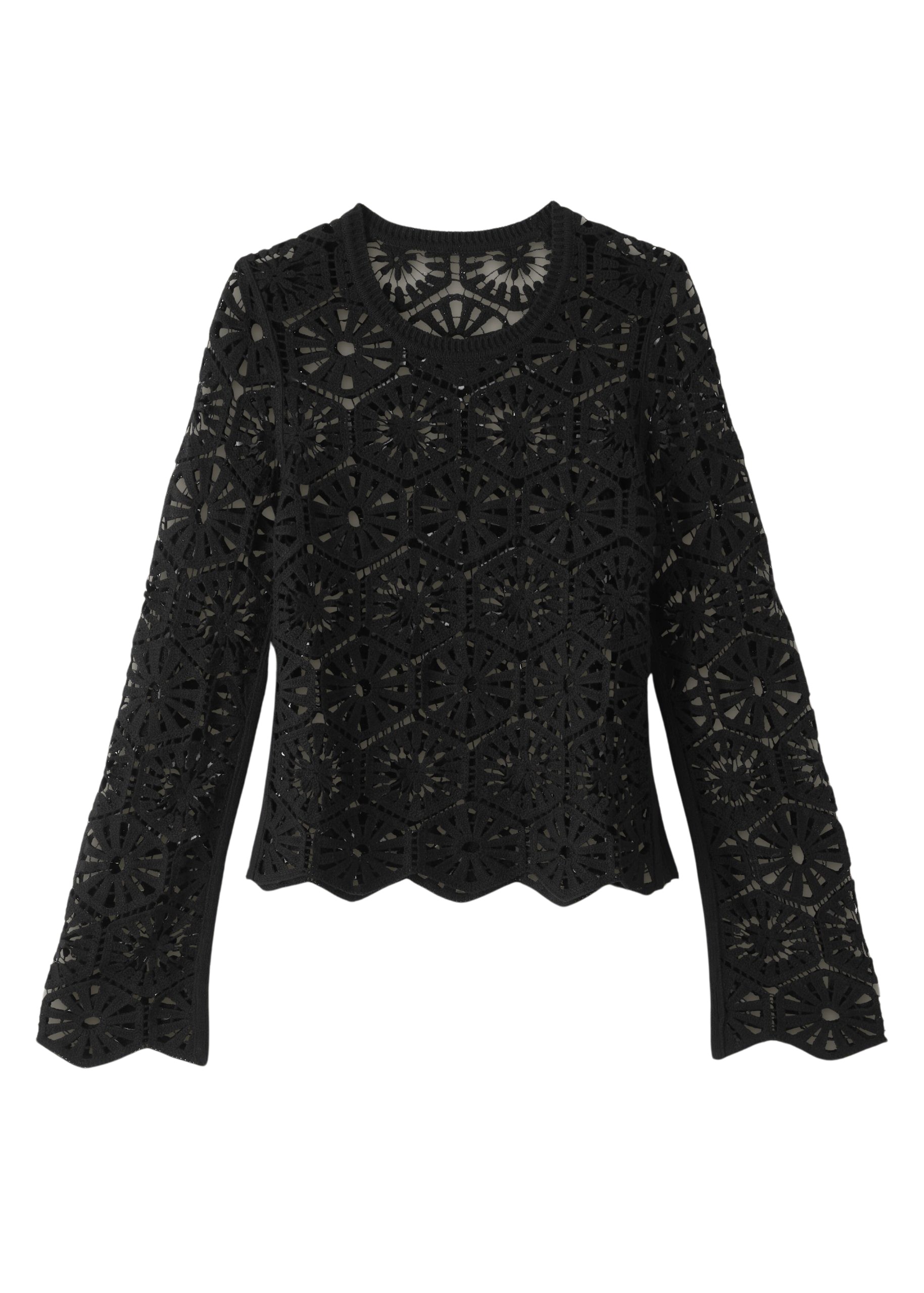 Me and Em Crochet Stitch Box Sweater