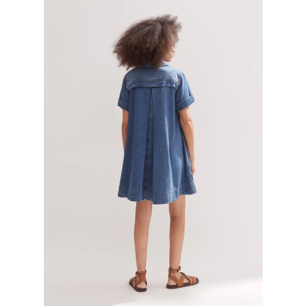 Denim Swing Dress - Image 6