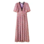 Evening Primrose Print Lace Maxi Dress