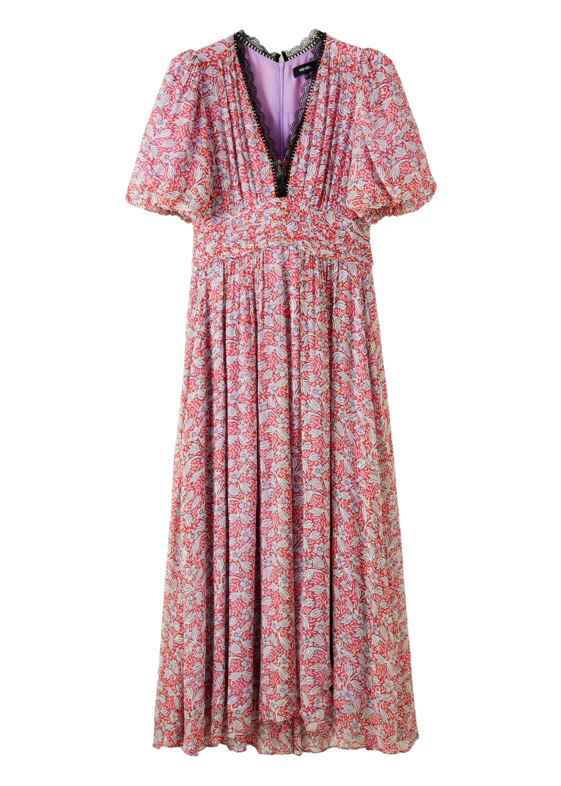 Me and Em Evening Primrose Print Lace Maxi Dress