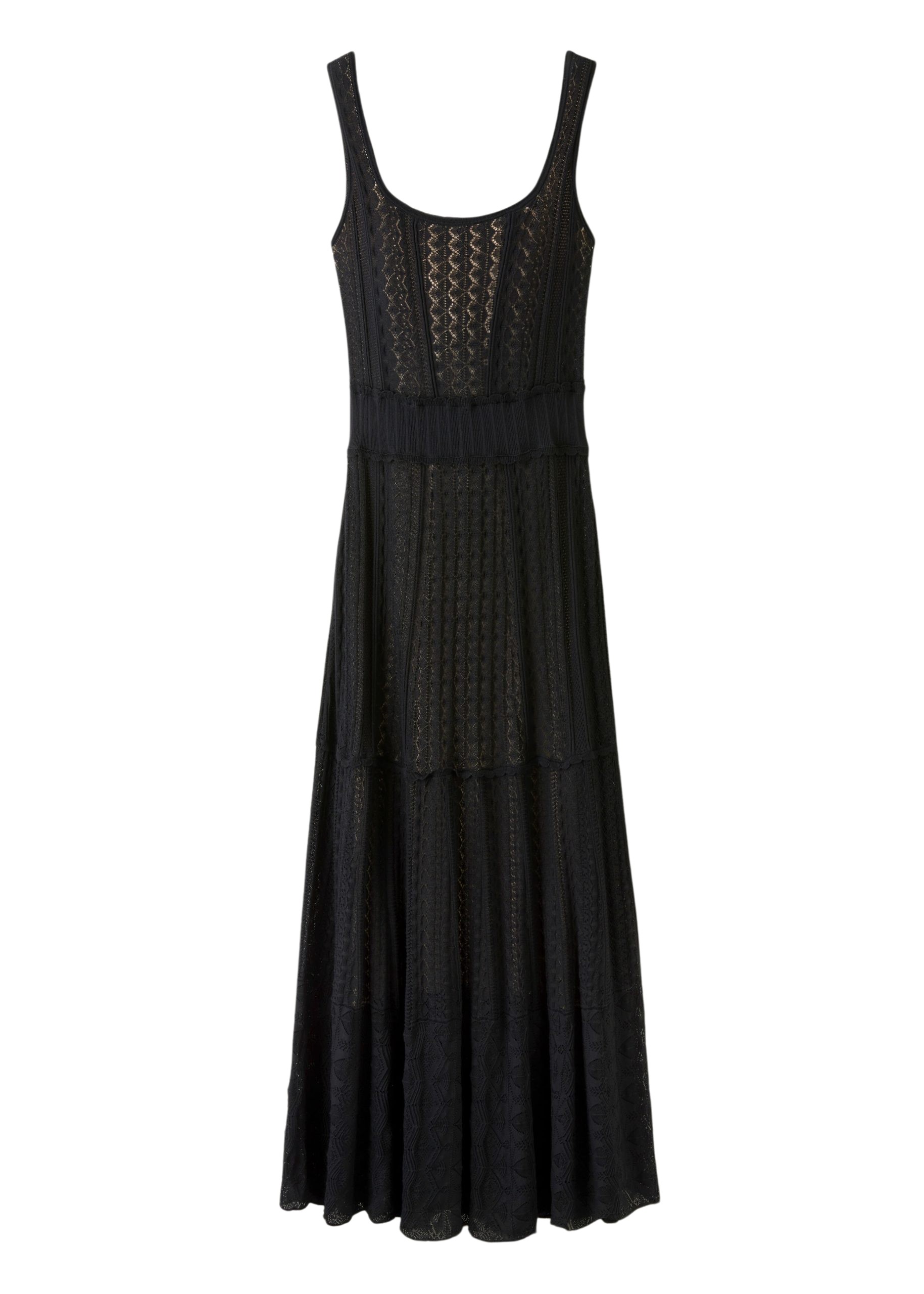 Me and Em Fine Pointelle Knit Maxi Dress