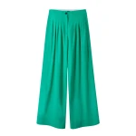 Fluid Micro Pleat Wide-Leg Pant