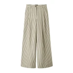 Fluid Stripe Straight-Leg Pant