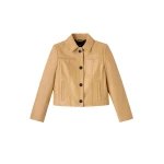 Leather Crop Jacket