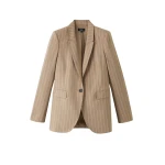 Lightweight Pinstripe Blazer