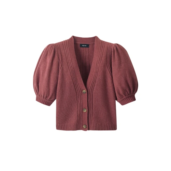 Merino Cashmere Silk Lofty Cardigan