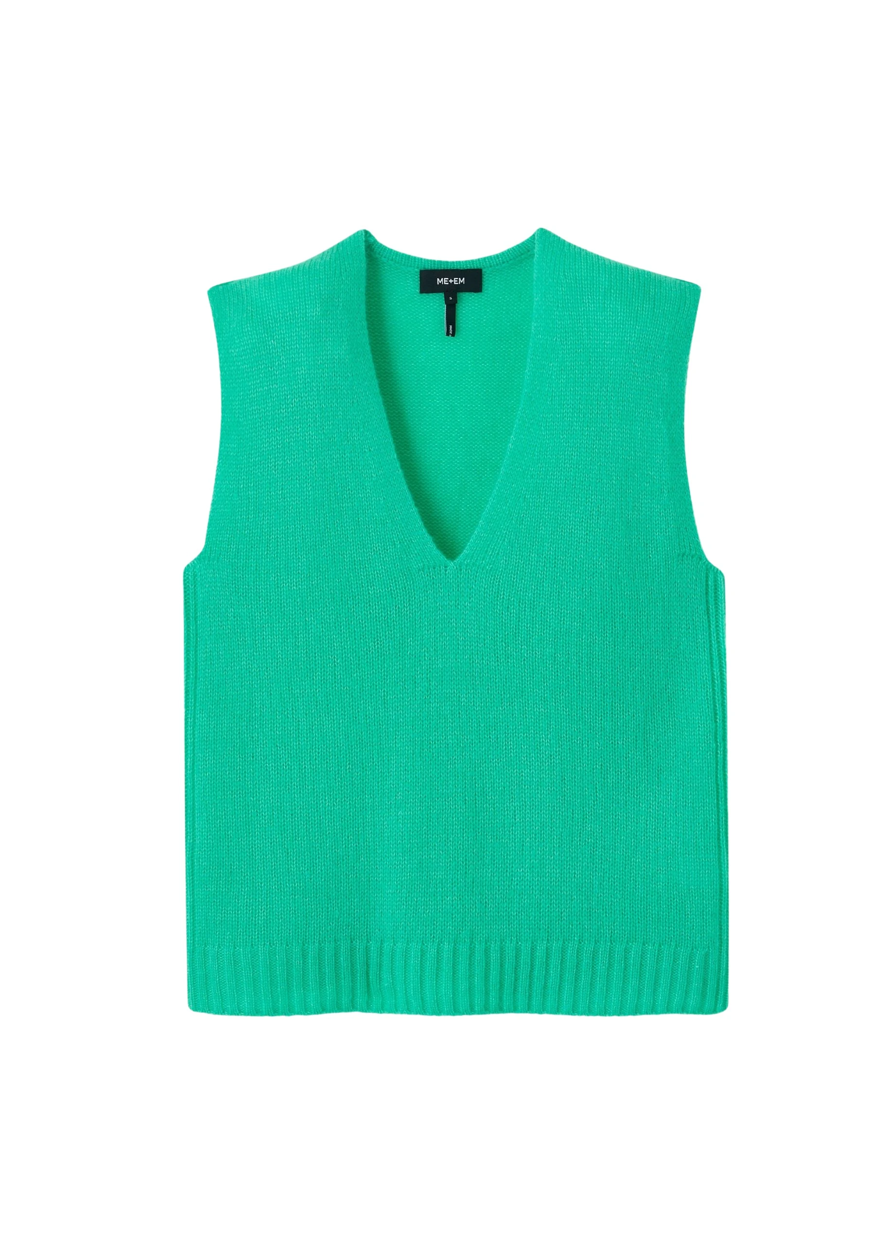 Me-and-Em-Merino-Cashmere-Silk-V-Neck-Sweater-Vest-scaled51278_nobg Merino Cashmere Silk V-Neck Sweater Vest - Image 1