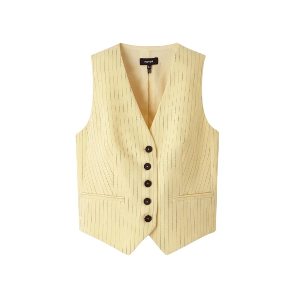 Pinstripe Tailored Vest