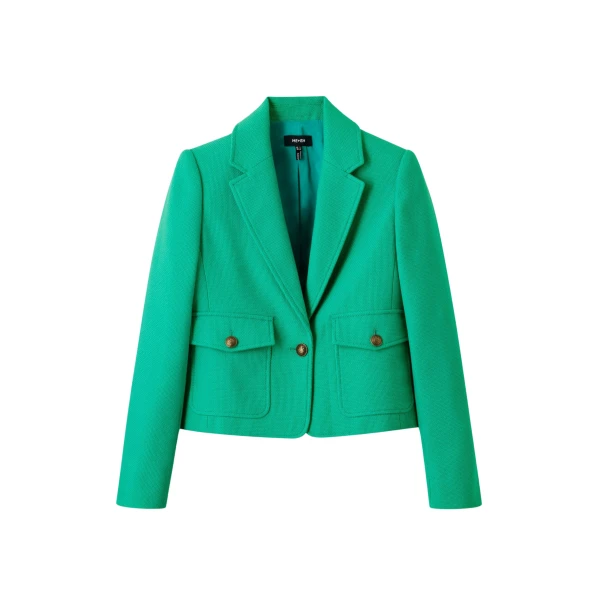 Pop Color Crop Jacket