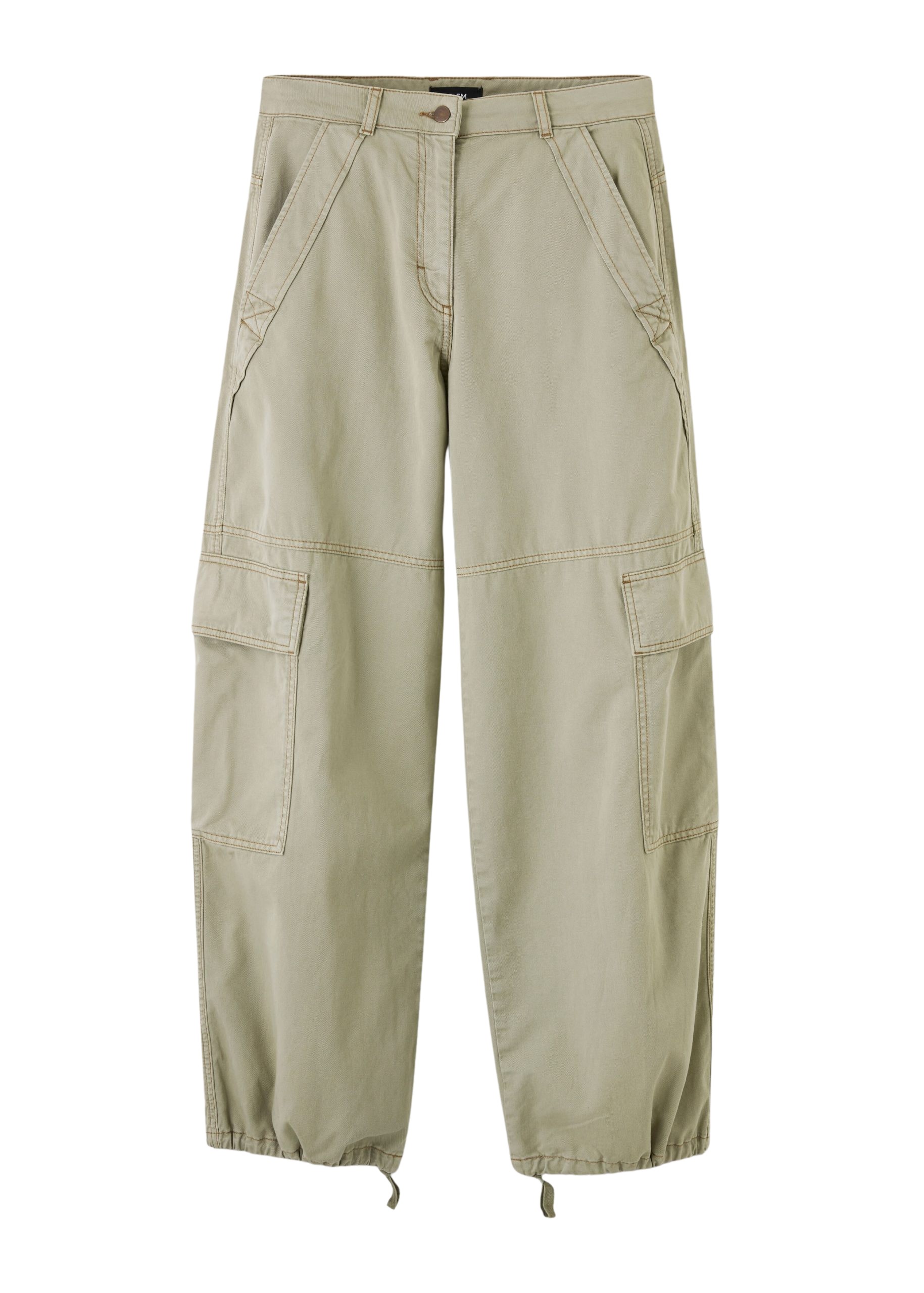 Me and Em Relaxed Straight-Leg Utility Pant
